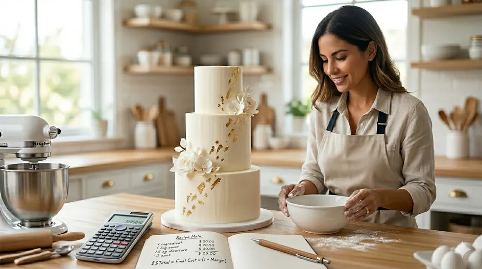 How to calculate the price of a cake